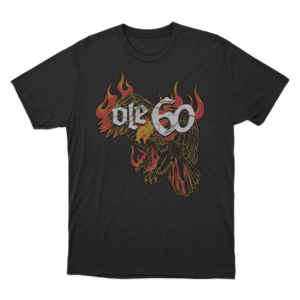 Eagle Fire Unisex T Shirt Black