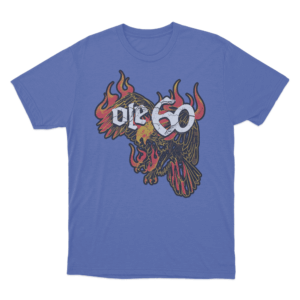 Eagle Fire Unisex T Shirt Blue