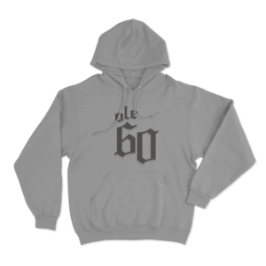 Gothic Ole 60 Logo Unisex Hoodie Grey