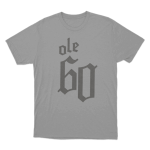 Gothic Ole 60 Logo Unisex T Shirt Grey