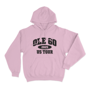 Ole 60 2025 US Tour Unisex Hoodie Pink