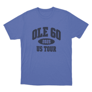 Ole 60 2025 US Tour Unisex T Shirt Blue
