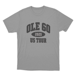 Ole 60 2025 US Tour Unisex T Shirt Grey