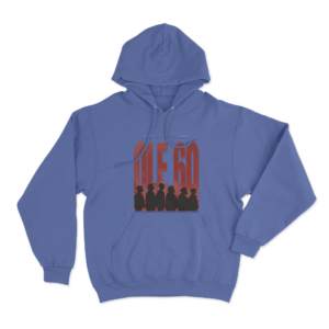 Ole 60 Band Silhouette Unisex Hoodie Blue