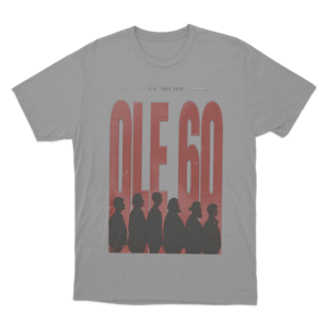 Ole 60 Band Silhouette Unisex T Shirt Grey