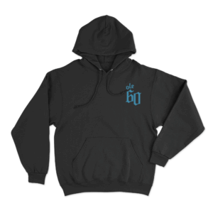 Ole 60 Logo Unisex Hoodie Black