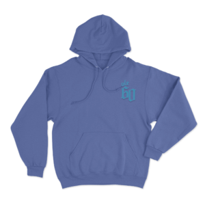 Ole 60 Logo Unisex Hoodie Blue