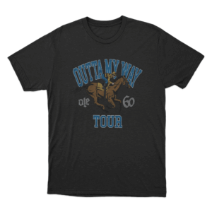 Outta My Way Horse Tour Unisex T Shirt Black